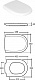 Керамин Унитаз-компакт Ареццо однорежимный с сиденьем полипропилен – фотография-16